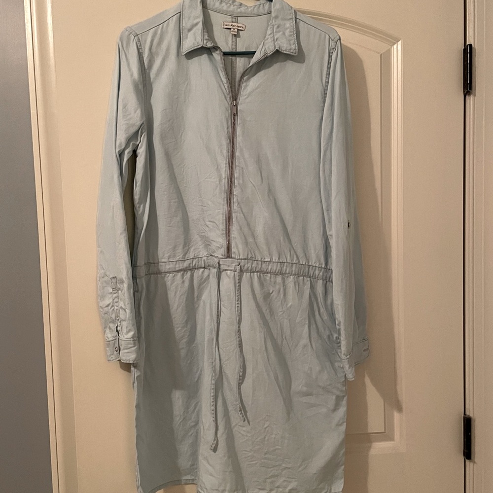 Calvin Klein Jeans - Light Wash Denim Dress